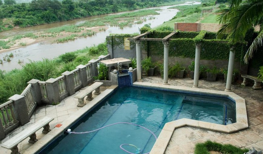 The beautiful pool on the river