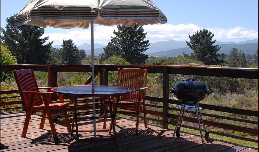Outside deck with braai area