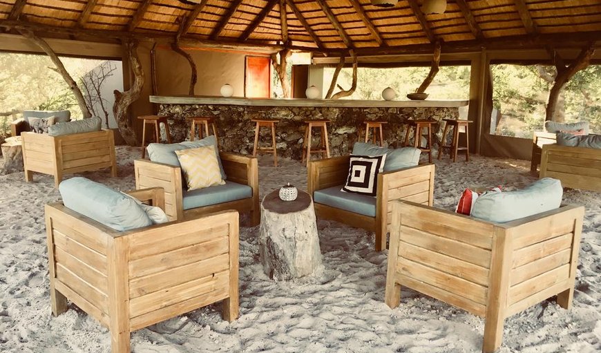 Bar area in Maun, North West District, Botswana