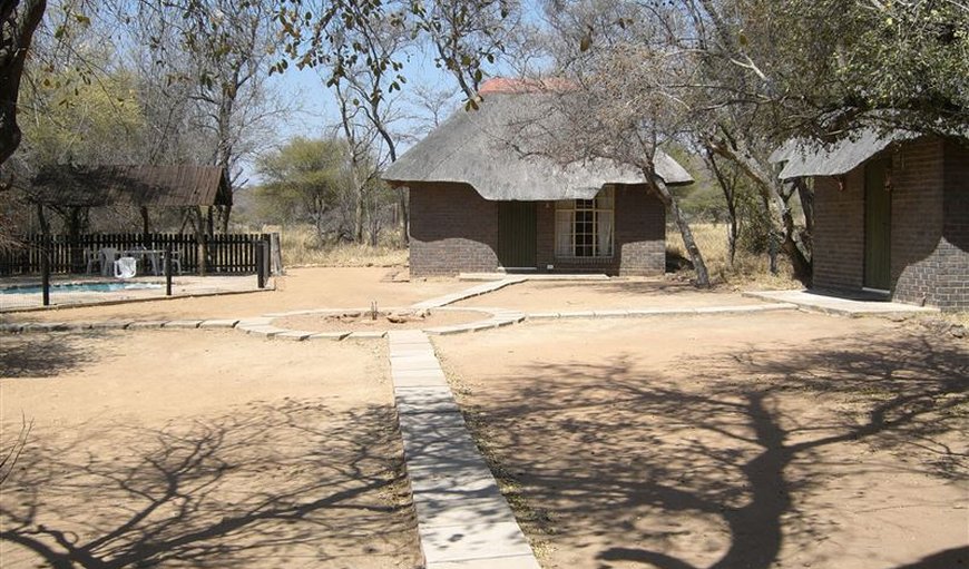 Chalet entrances. in Lephalale (Ellisras), Limpopo, South Africa