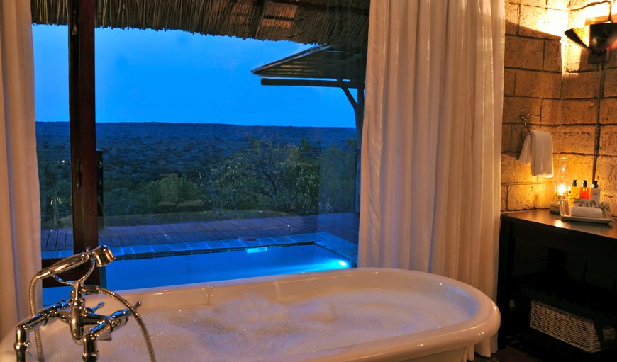 Royal African Suite: Royal African Suite, view from the bath. 