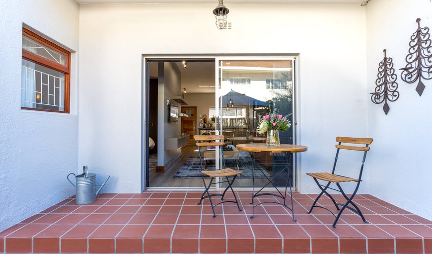 Vredehof No 3 features a small private garden area with barbecue facilities.