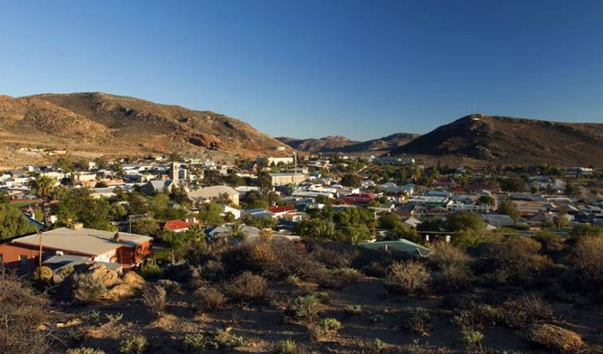 Aerial view of Garies. in Garies, Northern Cape, South Africa