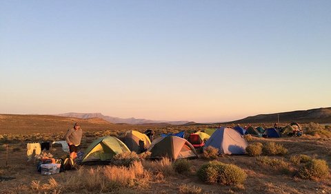 Campsite Climax: Soak up the beautiful surroundings of the campsite.