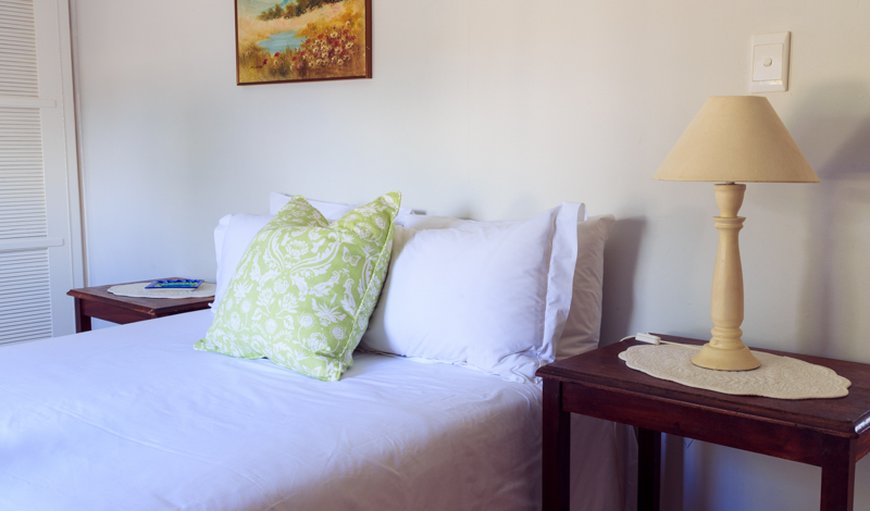 Slaley Beach Cottage (10): The main bedroom is furnished with a queen size bed, while the second bedroom contains a double bed.