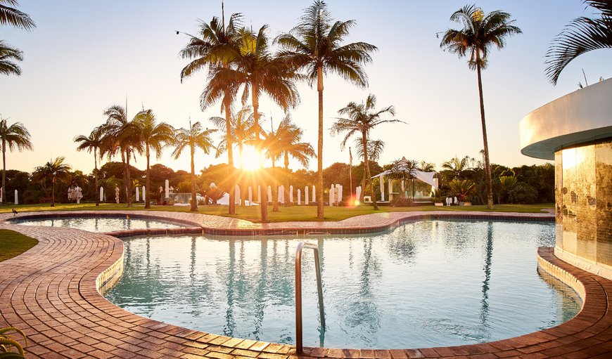 Sunrise over the Swimming Pool in Umhlanga, KwaZulu-Natal, South Africa