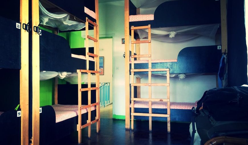 Bunk Bed in Male Dormitory Room: Bunk beds in male dormitory room