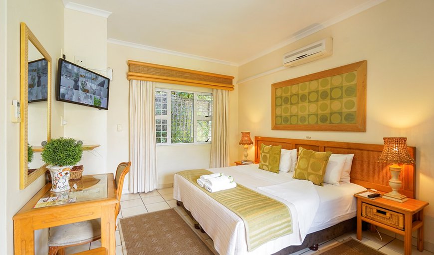 Room en-suite, king size bed or 2 single beds. Air-conditioned with tea coffee making facilities, hairdryers, small bar fridge, electronic safes, TV (dstv) ,euro-outlets for charging cellphones /computers, comes complete with guest amenities. Room en-suite, king size bed or 2 single beds. Air-conditioned with tea coffee making facilities, hairdryers, small bar fridge, electronic safes, TV (dstv) ,euro-outlets for charging cellphones /computers, comes complete with guest amenities.
