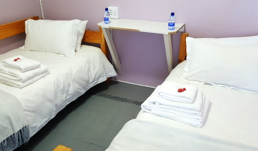 Backpacker: Golf Lodge B&B bedroom with single beds.