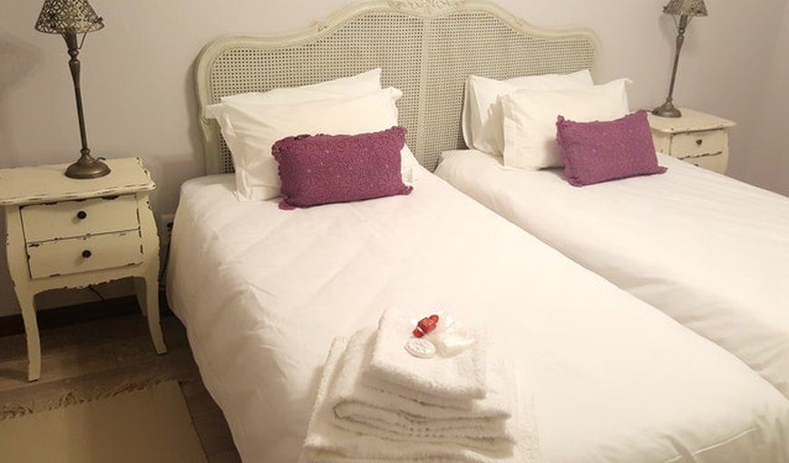 Room 5 Standard Double: Golf Lodge B&B bedroom with twin singles.