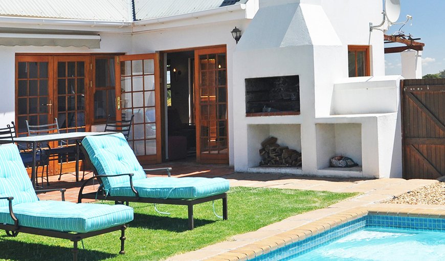 Garden with swimming pool in Wellington, Western Cape, South Africa