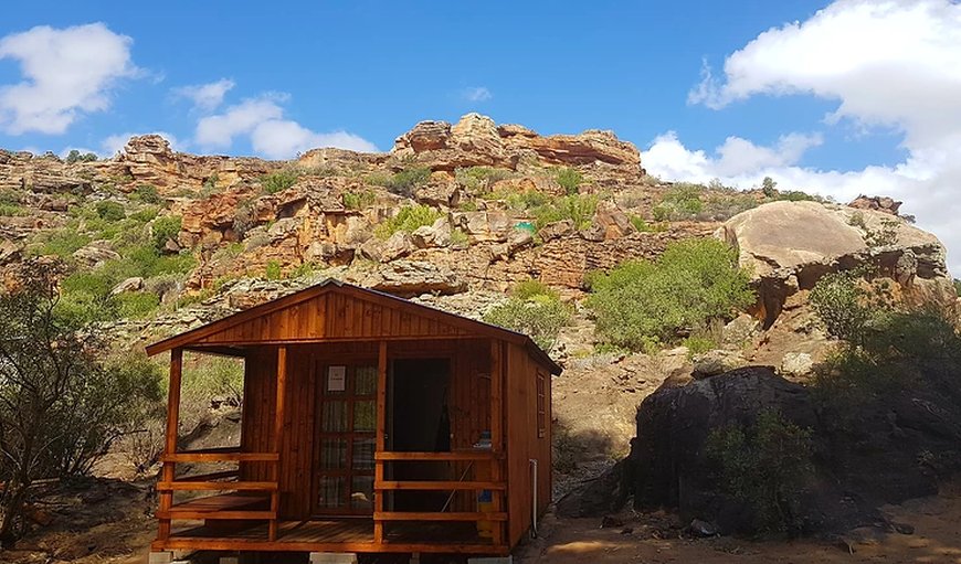 Cabin El Corazon is situated  in de Pakhuys campsite in Clanwilliam, Western Cape, South Africa