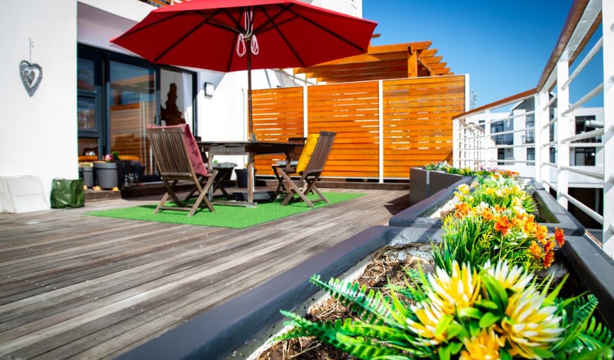 Balcony. in Bloubergstrand, Cape Town, Western Cape, South Africa