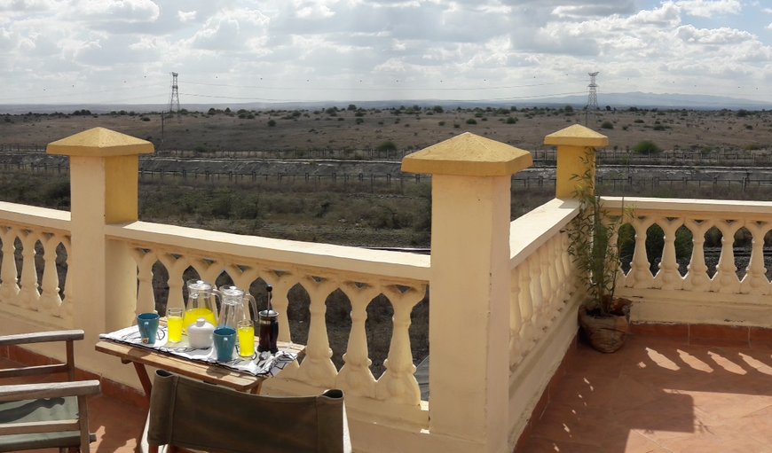 Roof top dining with view of Nairobi National Park in Nairobi, Nairobi County, Kenya