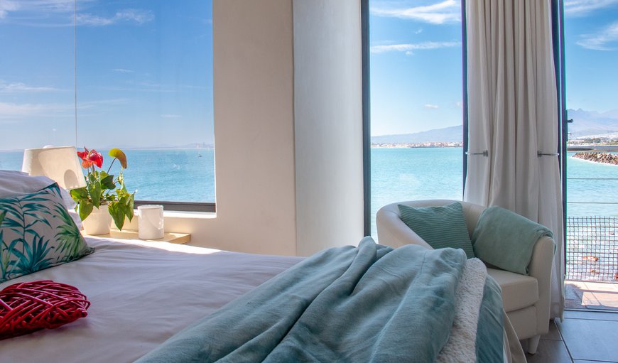 Romantic bedroom with seaviews