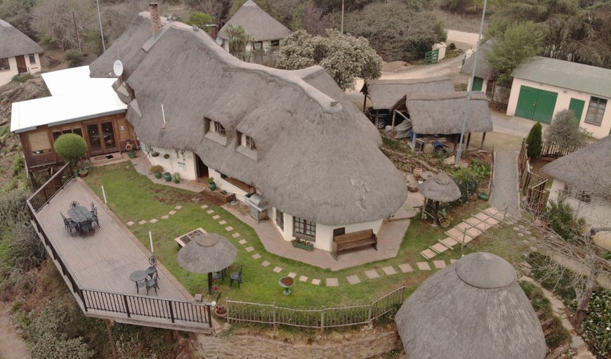 Ariel view of Hawklee Country House in Nottingham Road, KwaZulu-Natal, South Africa