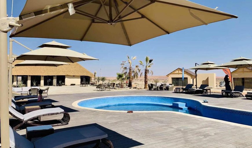 Swimming pool area in Solitaire, Khomas, Namibia