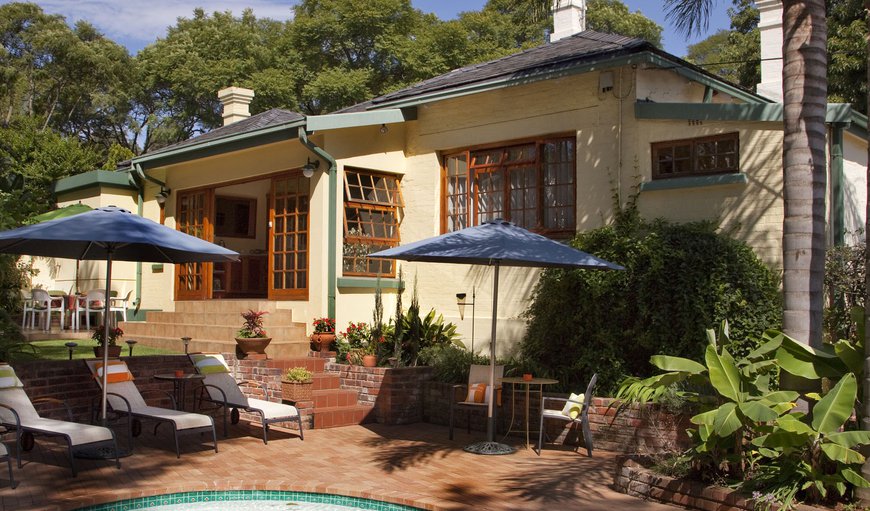 Sun loungers by the pool