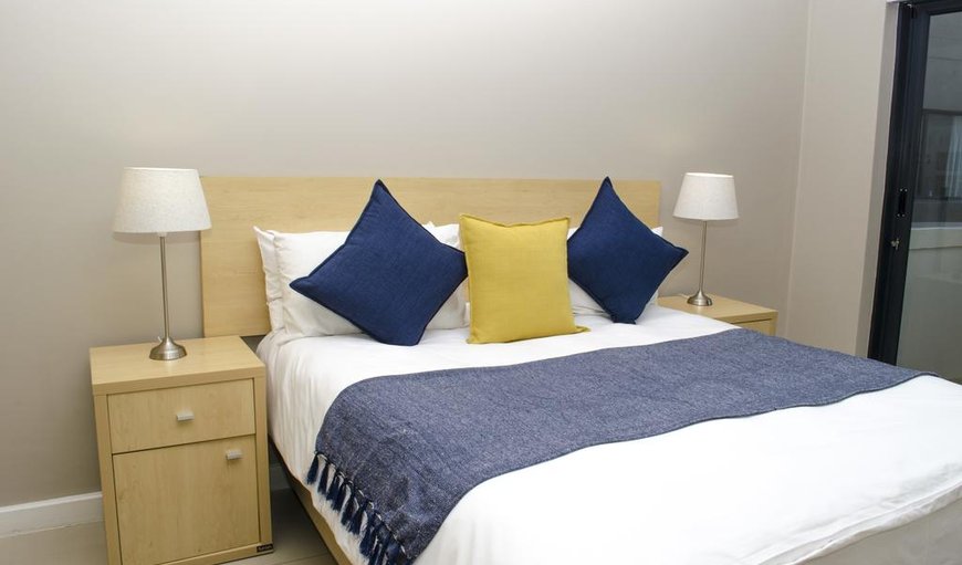 2 Bedroom Apartment - Knightsbridge Towe: Bedroom 1 with a queen size bed