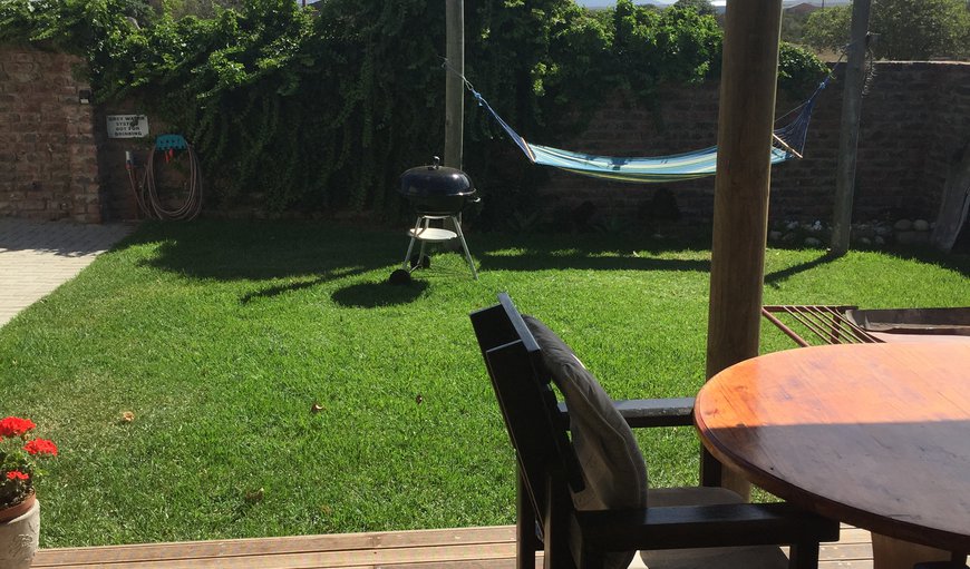 Cosy Corner  has a private garden with a hammock to hang out in. in Witsand, Western Cape, South Africa