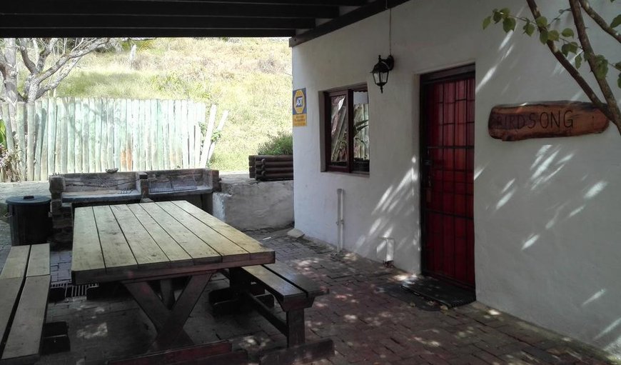 Patio with outdoor furniture