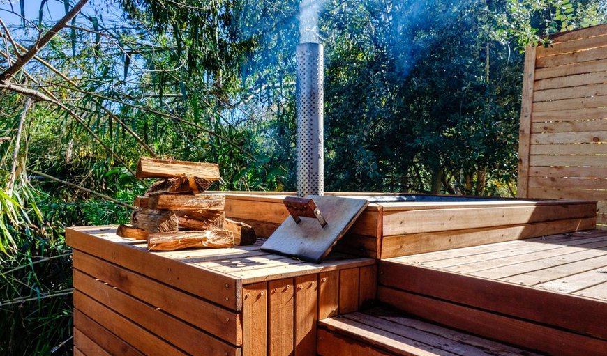 De Hoop Cottage: Woodfired Hot tub
