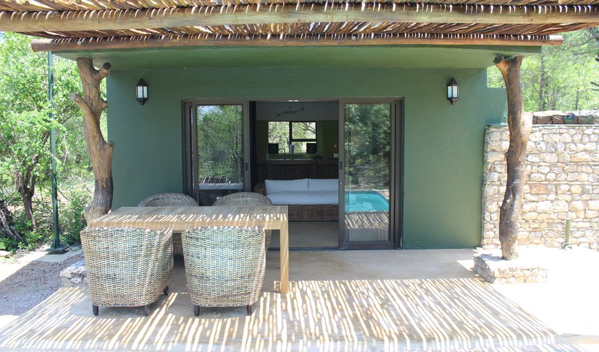 Boutique Lodge Cozy Lion patio, private pool. in Marloth Park, Mpumalanga, South Africa
