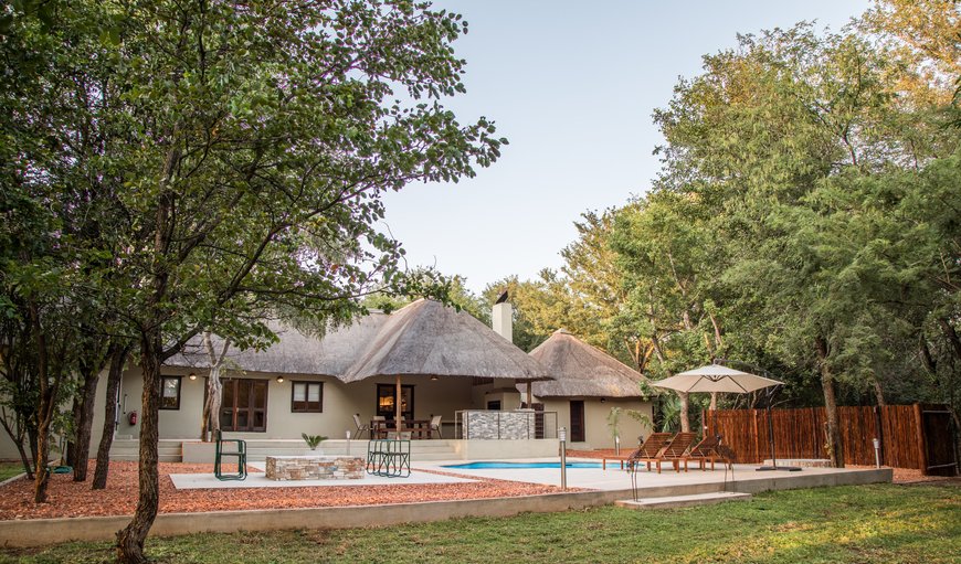 The villa offers luxury accommodation just 4.4km of Kruger National Park's Phalaborwa Gate with a beautiful patio, garden and pool only 30 metres from the Kruger fence.