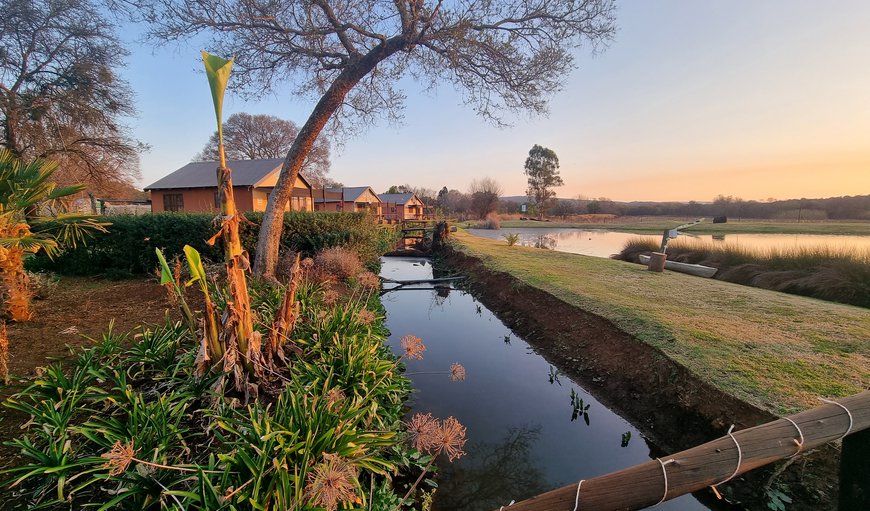 Side view of three cottages. in Hekpoort, Magaliesburg, Gauteng, South Africa