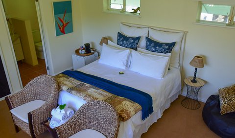 Luxury Suite: Bedroom - Private Entrance From Deck