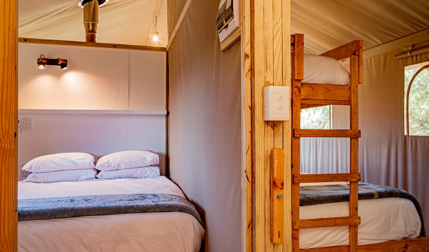 Hot Tub Tent: Bedrooms