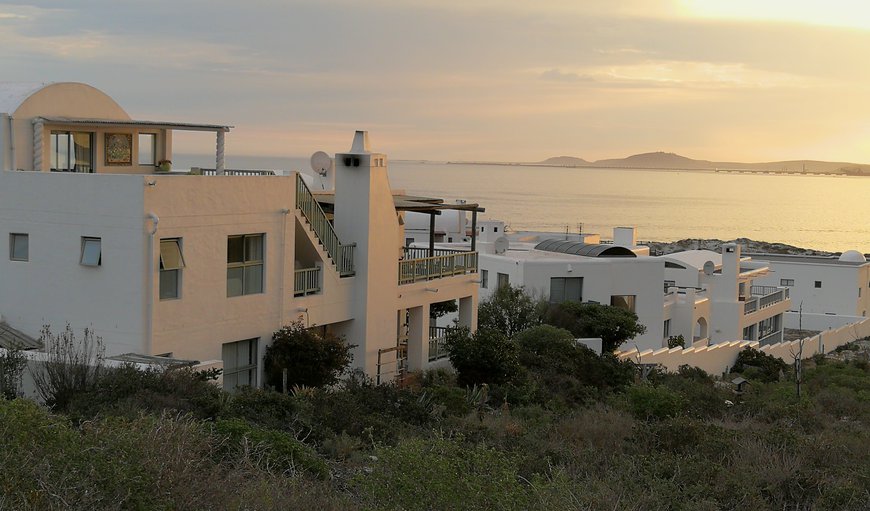 Arial View and sea in the background in Paradise Beach, Langebaan, Western Cape, South Africa