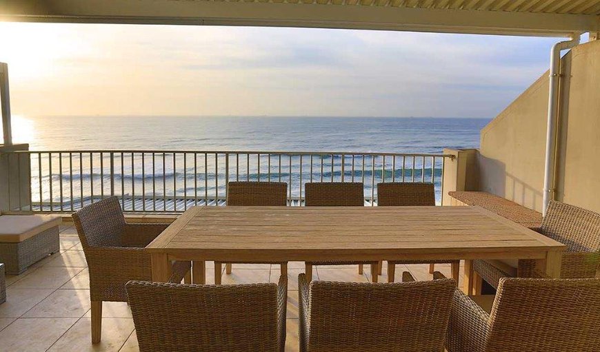 Patio with a dining area