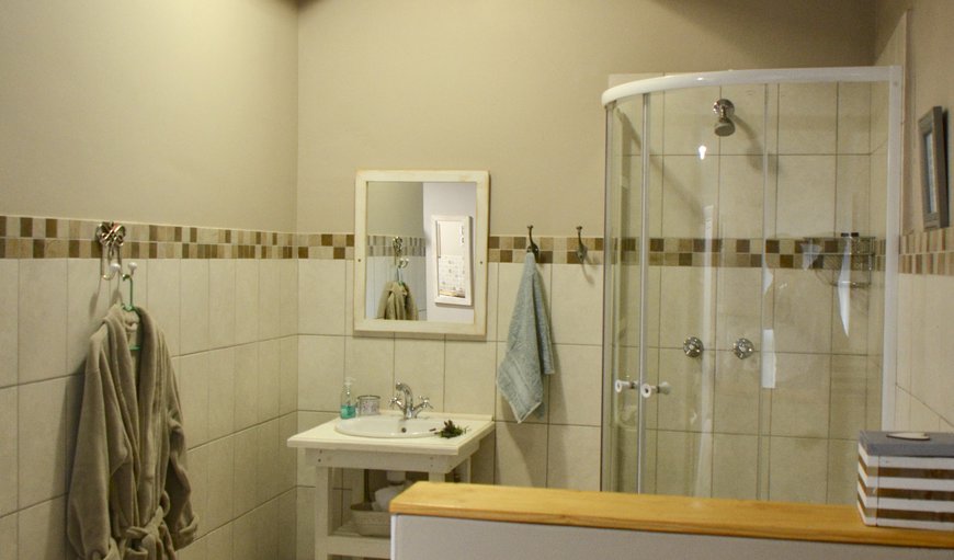 Windmill Cottage: Bathroom Open plan with shower only