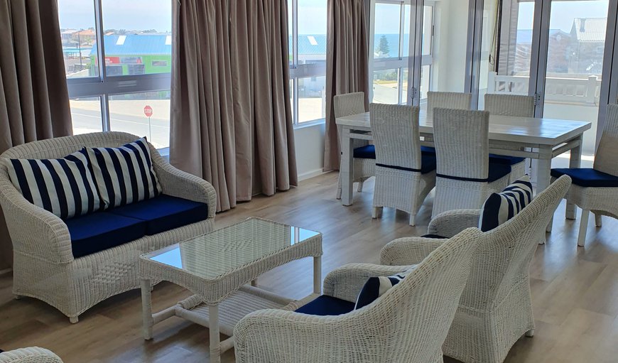 Seating area in Yzerfontein, Western Cape, South Africa