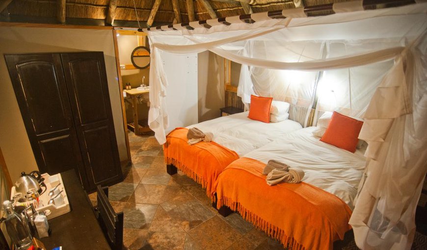 Twin Tented Chalet: Omarunga Epupa-Falls Camp twin tented Chalet