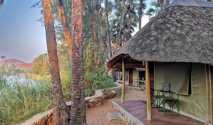 Twin Tented Chalet: Omarunga Epupa-Falls Camp tented accommodation