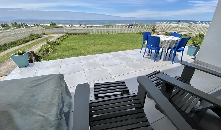Patio with stunning sea views in Uvongo, KwaZulu-Natal, South Africa