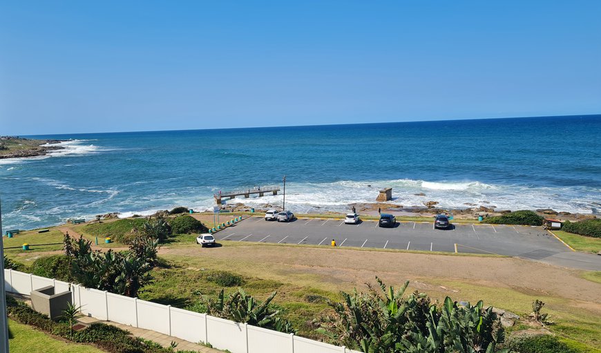 View of Sea & Pier from Balcony in Uvongo, KwaZulu-Natal, South Africa