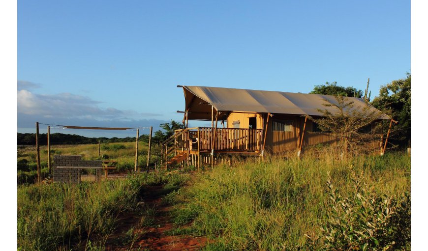 Luxury Self-Catering Glamping Tent: Welcome to Hluhluwe Bush Camp