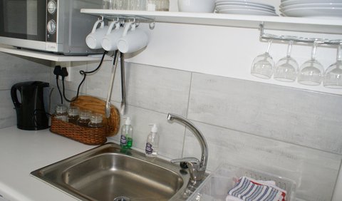 Couple's Suite: Kitchen - no stove