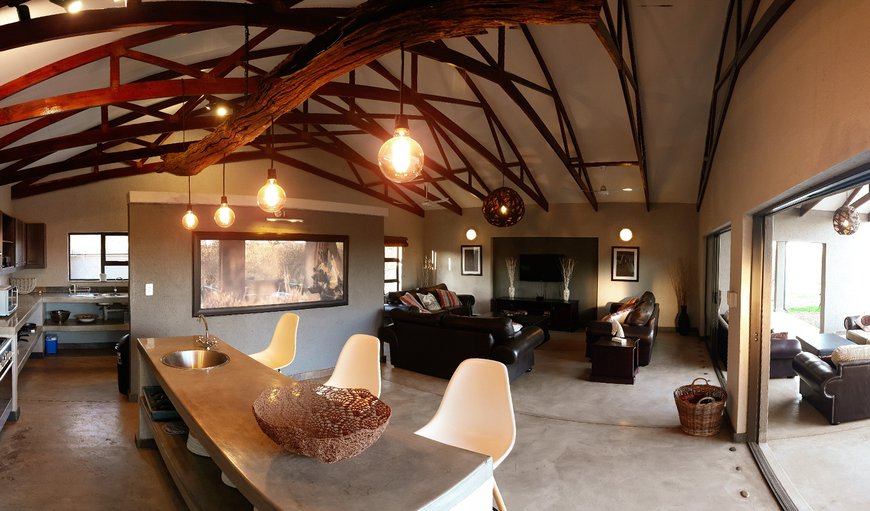 The African Dream House: Open plan living area