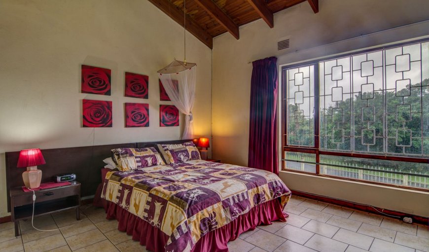 Geerkens Villa: The main bedroom is furnished with a queen size bed and a sleeper couch