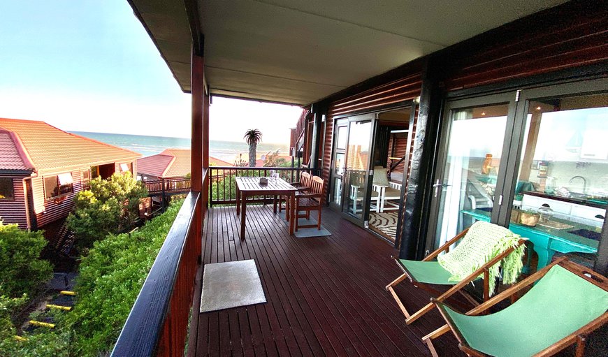 Balcony with stunning view of the ocean in Aston Bay, Jeffreys Bay, Eastern Cape, South Africa