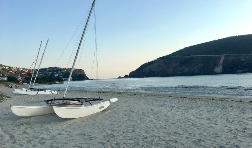 Bollard Beach in Leisure Isle, Knysna, Western Cape, South Africa