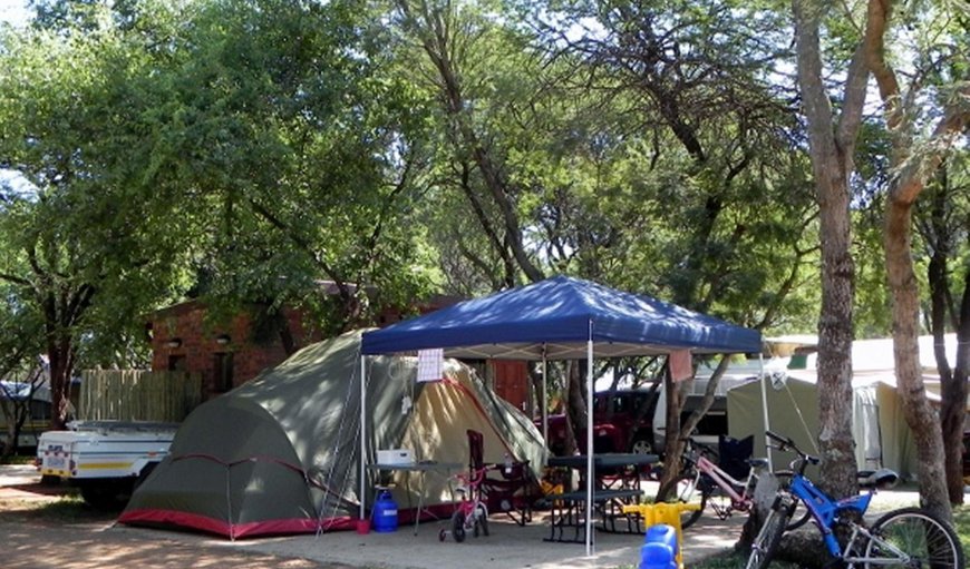 Standard Stand 4 / Gravel: Standard Stand 4 / Gravel - This campsite has shade, braai facilities and shared ablution facilities