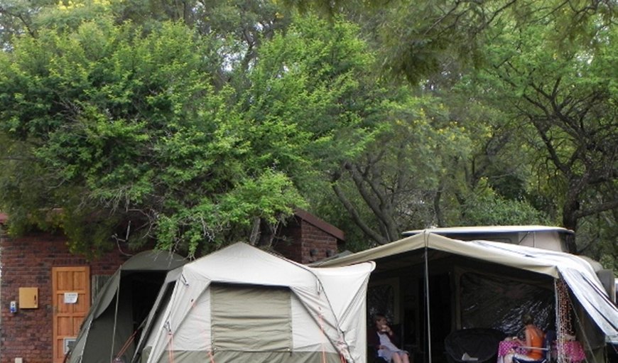 Private Ablution 208 /  Tent Only: Private Ablution 208 / Tent Only - This stand has braai facilities, but no shade