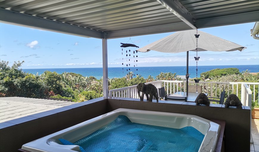 Full Sea View Flatlet Sleeping 5: Covered veranda, Hot tub and view