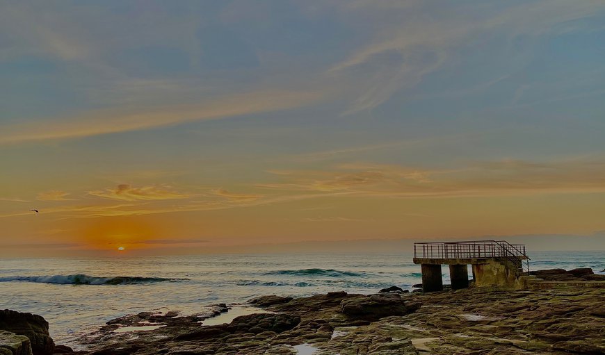 Uvongo Fishing Pier in Margate, KwaZulu-Natal, South Africa