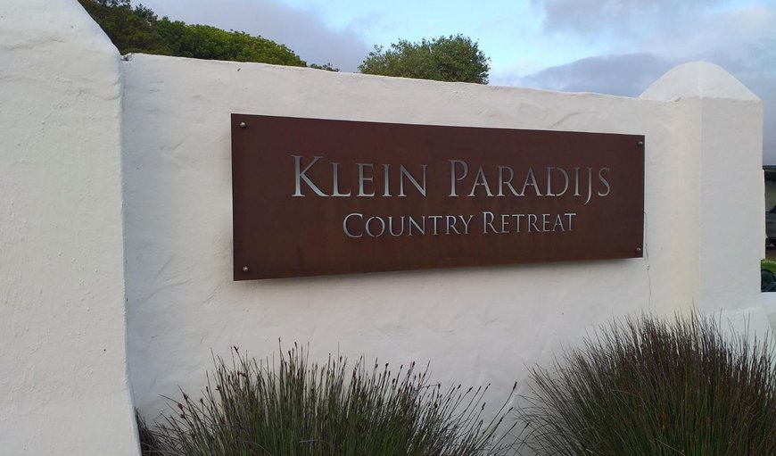 Klein Paradijs Country Retreat